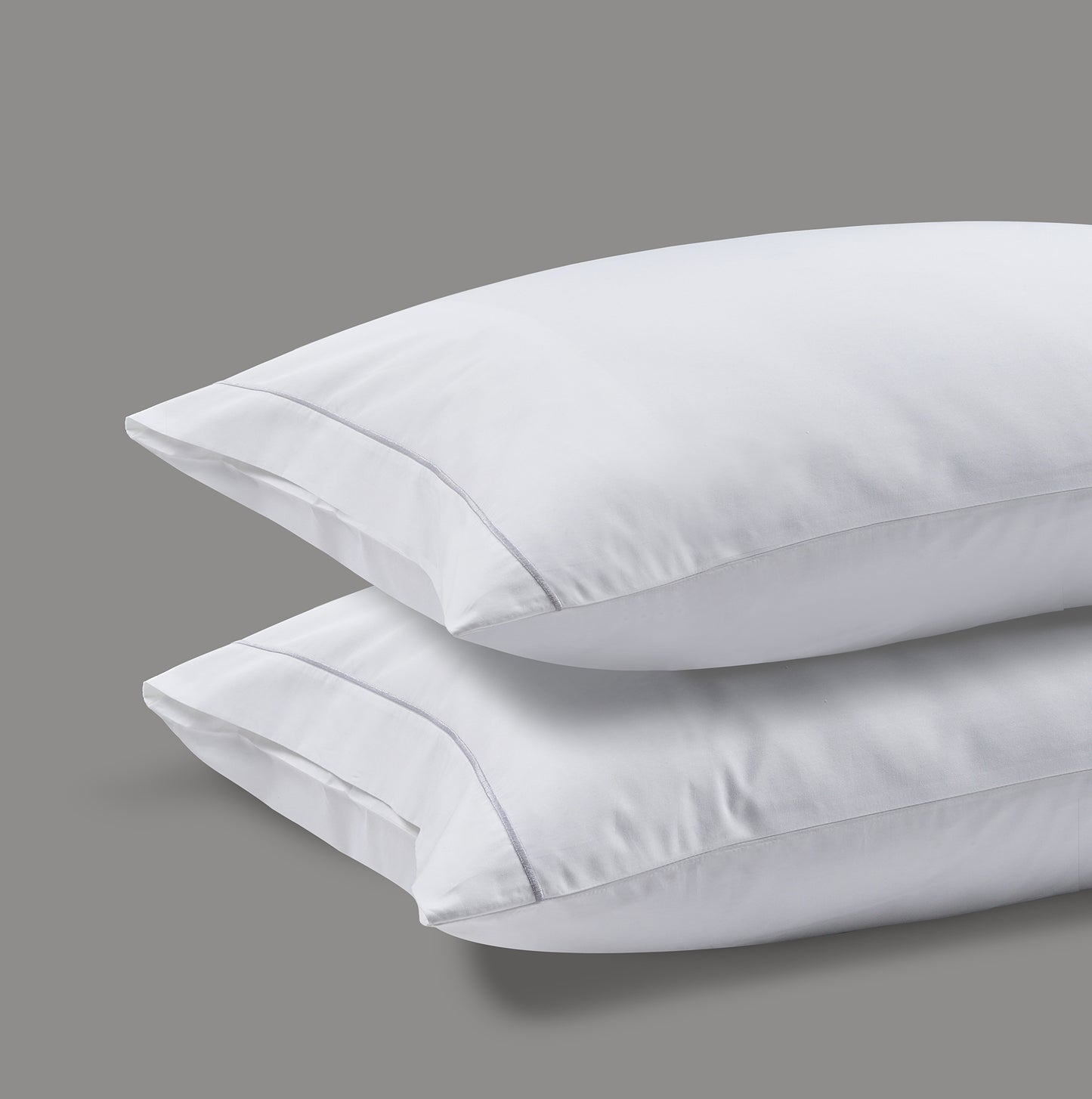 300 Thread Count Percale Oakwood Bedding Set - Silver Dove Grey