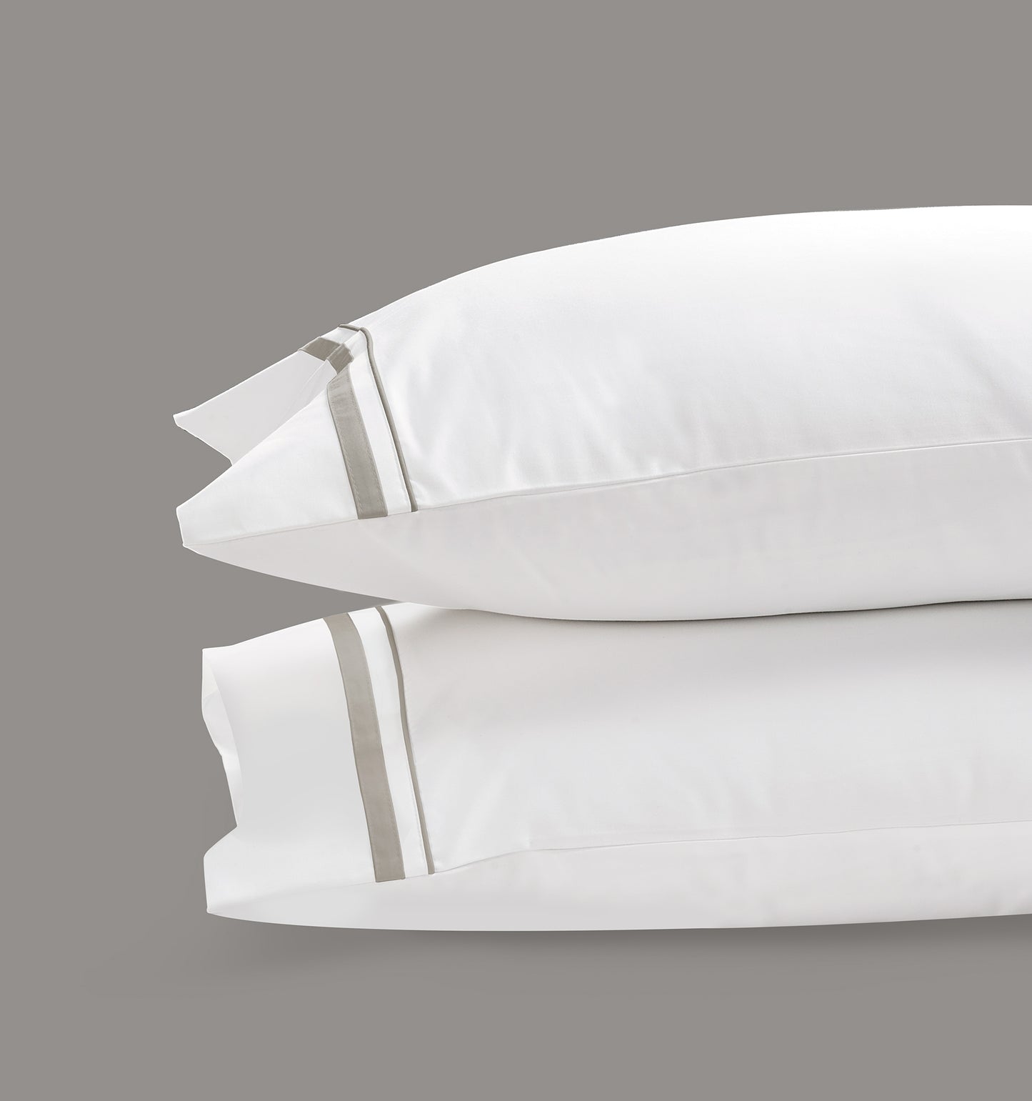 800 Thread Count Pair (2 Pillowcases) of Egyptian Cotton Royalton Lux Buttery Smooth Pillowcases - Mink