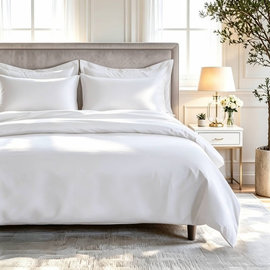 800 Thread Count Egyptian Cotton Grand Splendour LUXE White Bedding Set