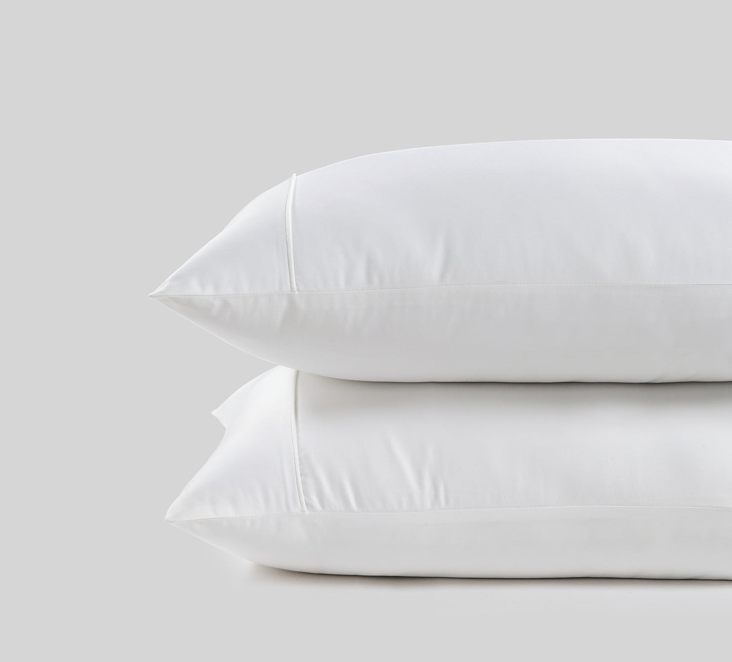 800 Thread Count Pair (2 Pillowcases) of Egyptian Cotton Harrogate Lux Buttery Smooth Pillowcases - White
