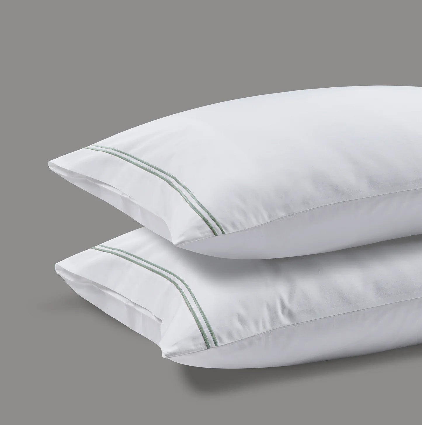800 Thread Count Egyptian Cotton Margaret LUXE Bedding Set - Misty Blue