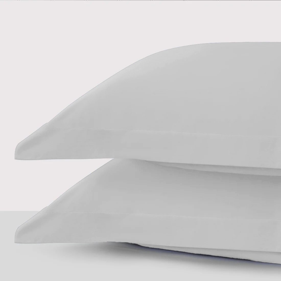 300 Thread Count Pair (2 Pillowcases) of Peaceful Empress Pillowcases - Silver Dove Grey