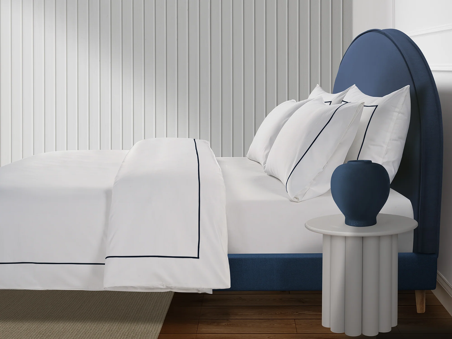 800 Thread Count Egyptian Cotton Cedarhurst LUXE Bedding Set - Navy