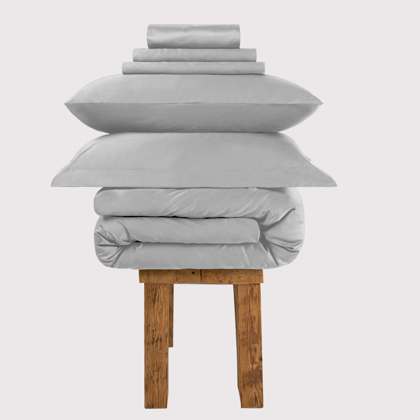 300 Thread Count Peaceful Empress Bedding Set - Silver Dove Grey