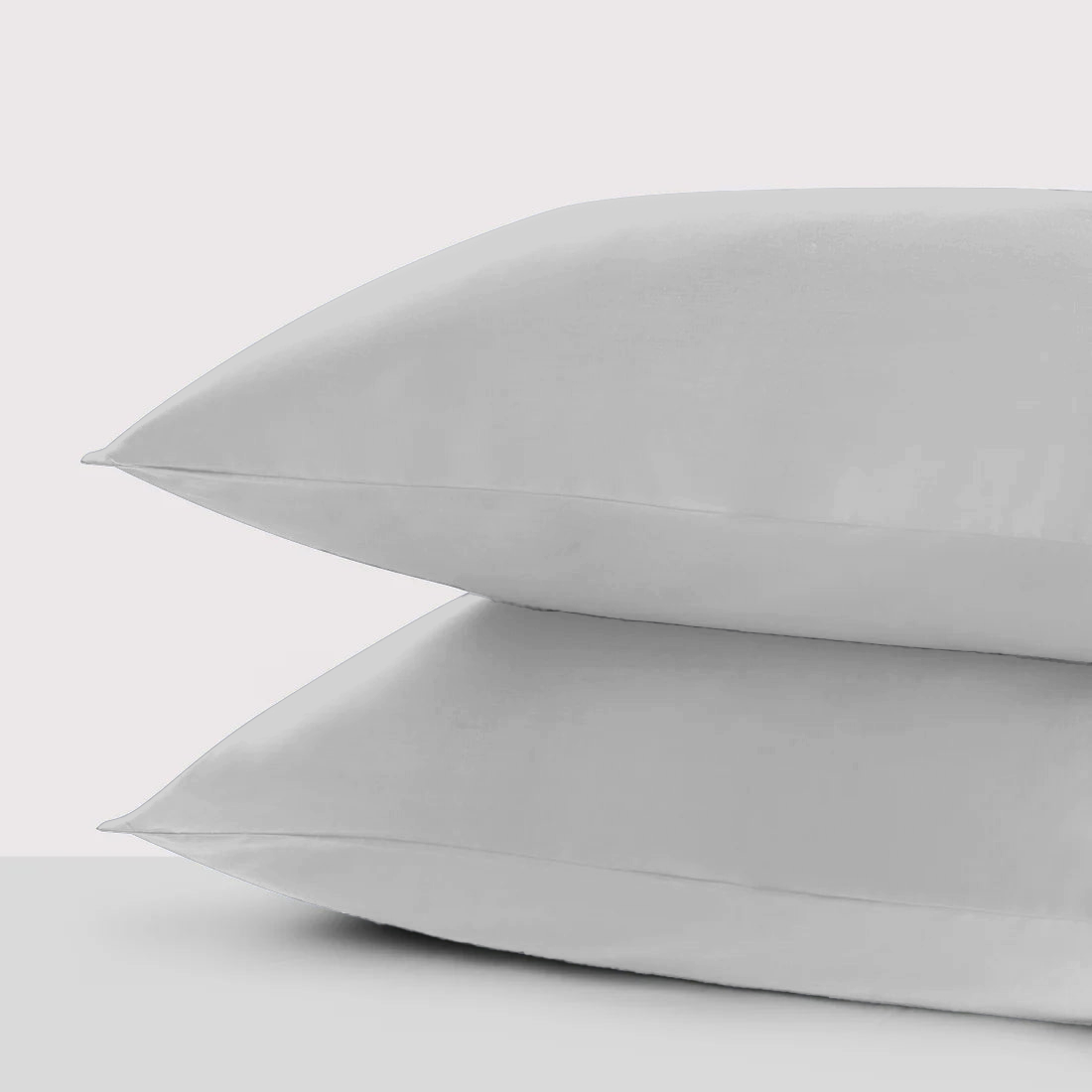 300 Thread Count Pair (2 Pillowcases) of Peaceful Empress Pillowcases - Silver Dove Grey