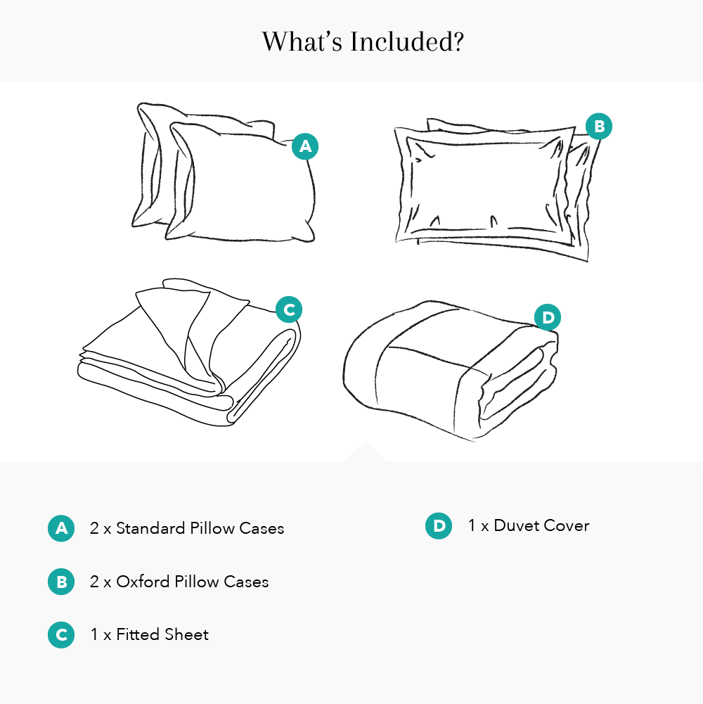 300 Thread Count Peaceful Empress Bedding Set - Graphite Grey