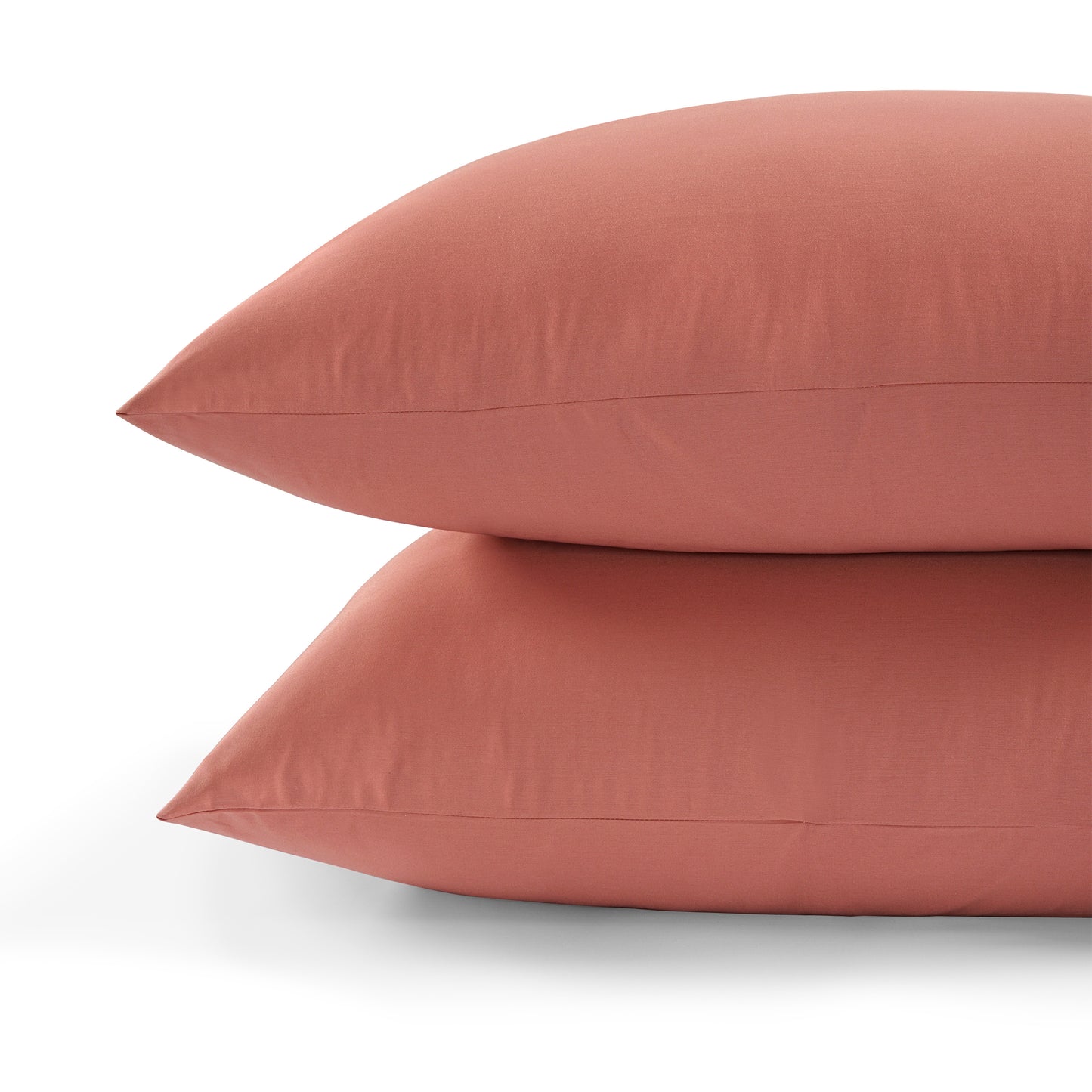 300 Thread Count Pair (2 pillowcases) of Peaceful Empress Pillowcases - Terra Cotta