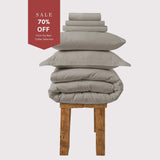 300 Thread Count Percale Brookshire Bedding Set - Simply Taupe