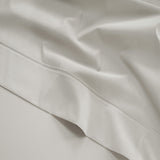 300 Thread Count Peaceful Empress Percale Flat Sheet - Oyster Mushroom