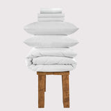 800 Thread Count Egyptian Cotton Cedarhurst LUXE Bedding Set - Brilliant White