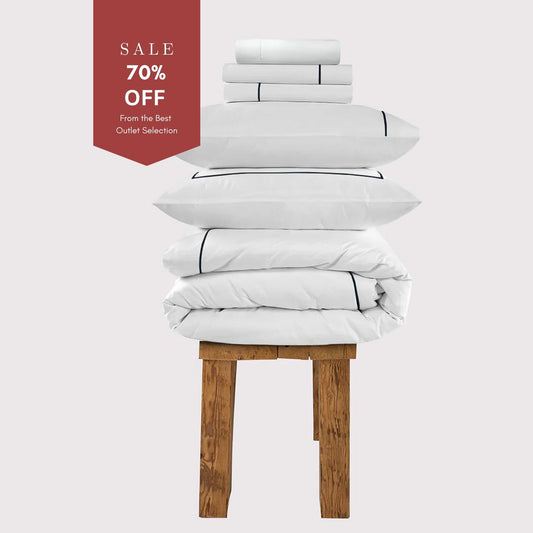 800 Thread Count Egyptian Cotton Cedarhurst LUXE Bedding Set - Navy