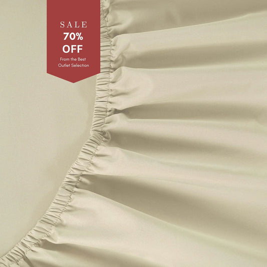 800 Thread Count Egyptian Cotton Grand Splendour Lux Buttery Smooth Lux Fitted Sheet - Pearl