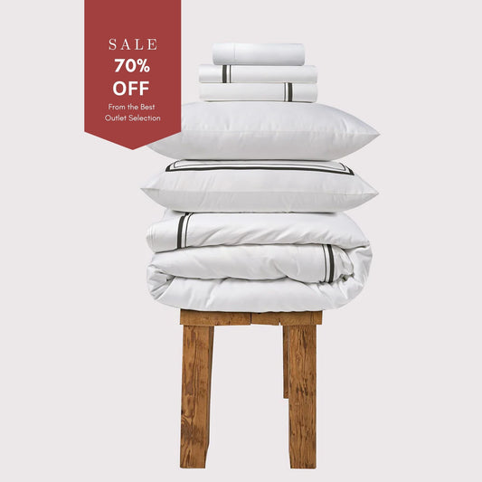 800 Thread Count Egyptian Cotton Royalton LUXE Bedding Set - Jet Black