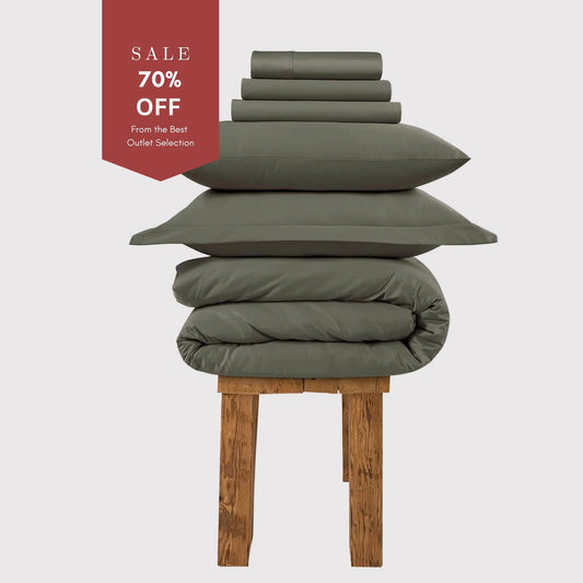 800 Thread Count Grand Splendour LUXE Bedding Set - Sage Green