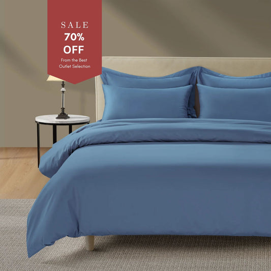 800 Thread Count Grand Splendour LUXE Duvet Cover - Sateen Quiet Harbour