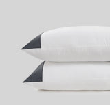 800 Thread Count Egyptian Cotton Harrogate Lux Buttery Smooth Duvet Cover - Graphite Grey Bedding Set