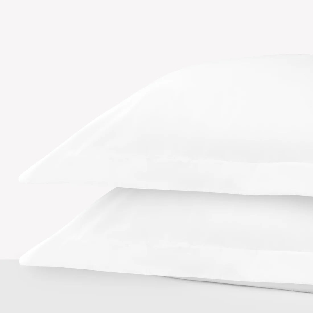 Percale Grand Splendour 100% Long Staple Cotton Pillowcase - Brilliant White