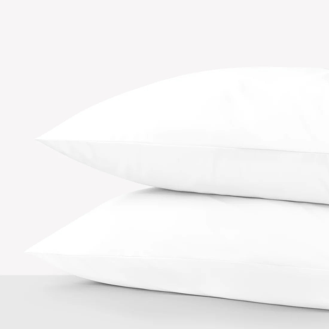 Percale Grand Splendour 100% Long Staple Cotton Pillowcase - Brilliant White