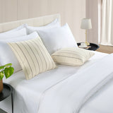 Alexander Cushion - 1 Pair Milk/Navy (2 Cushions)