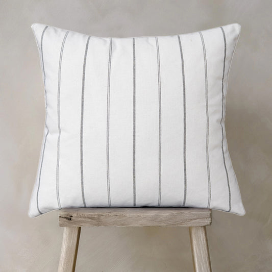 Alexander Cushion - 1 Pair Milk/Navy (2 Cushions)