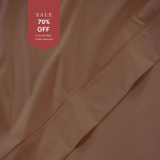 All Season Egyptian Giza Flat Sheet - Mocha