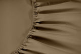 All Season 100% Egyptian Giza Fitted Sheet - Latte