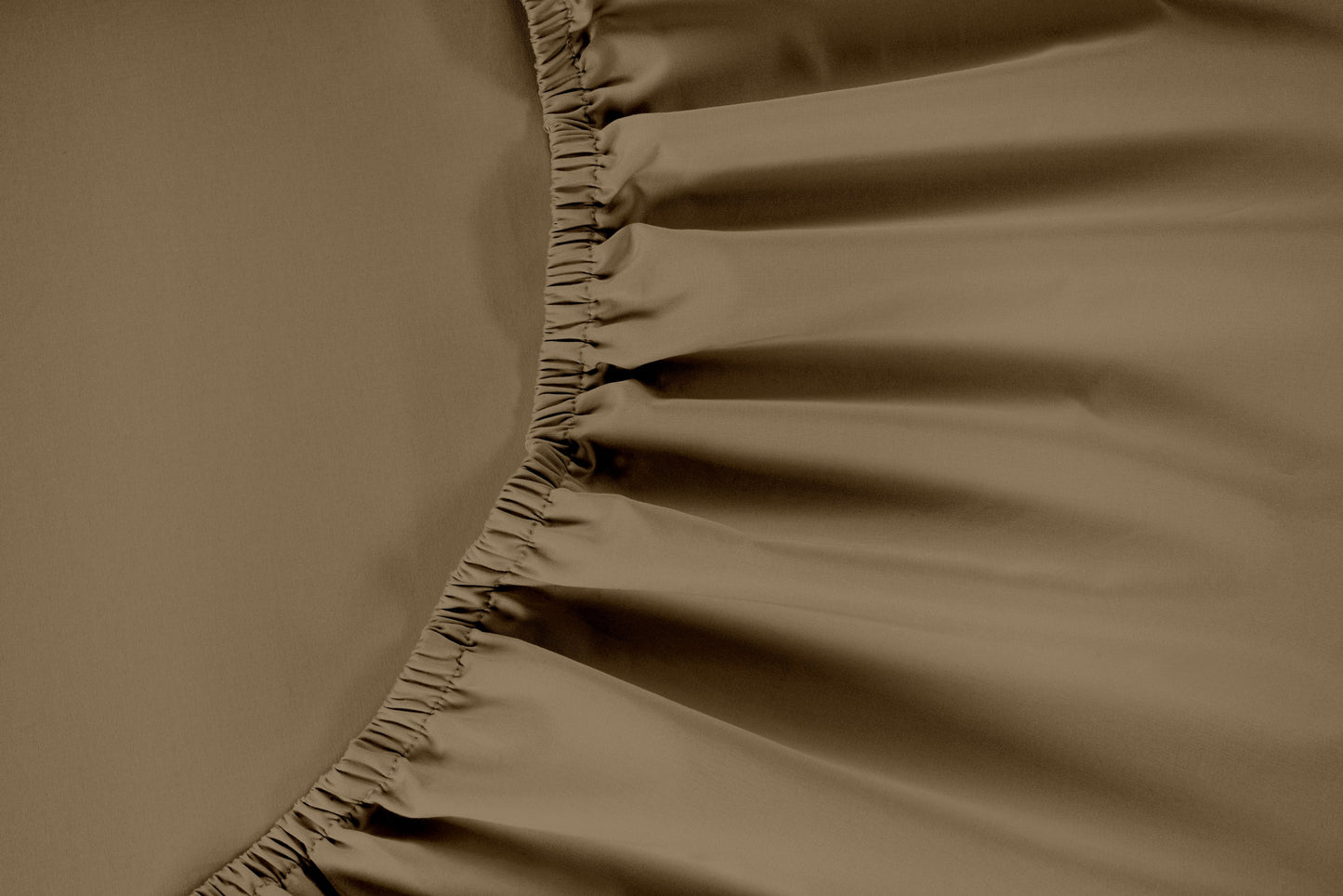 All Season 100% Egyptian Giza Fitted Sheet - Latte