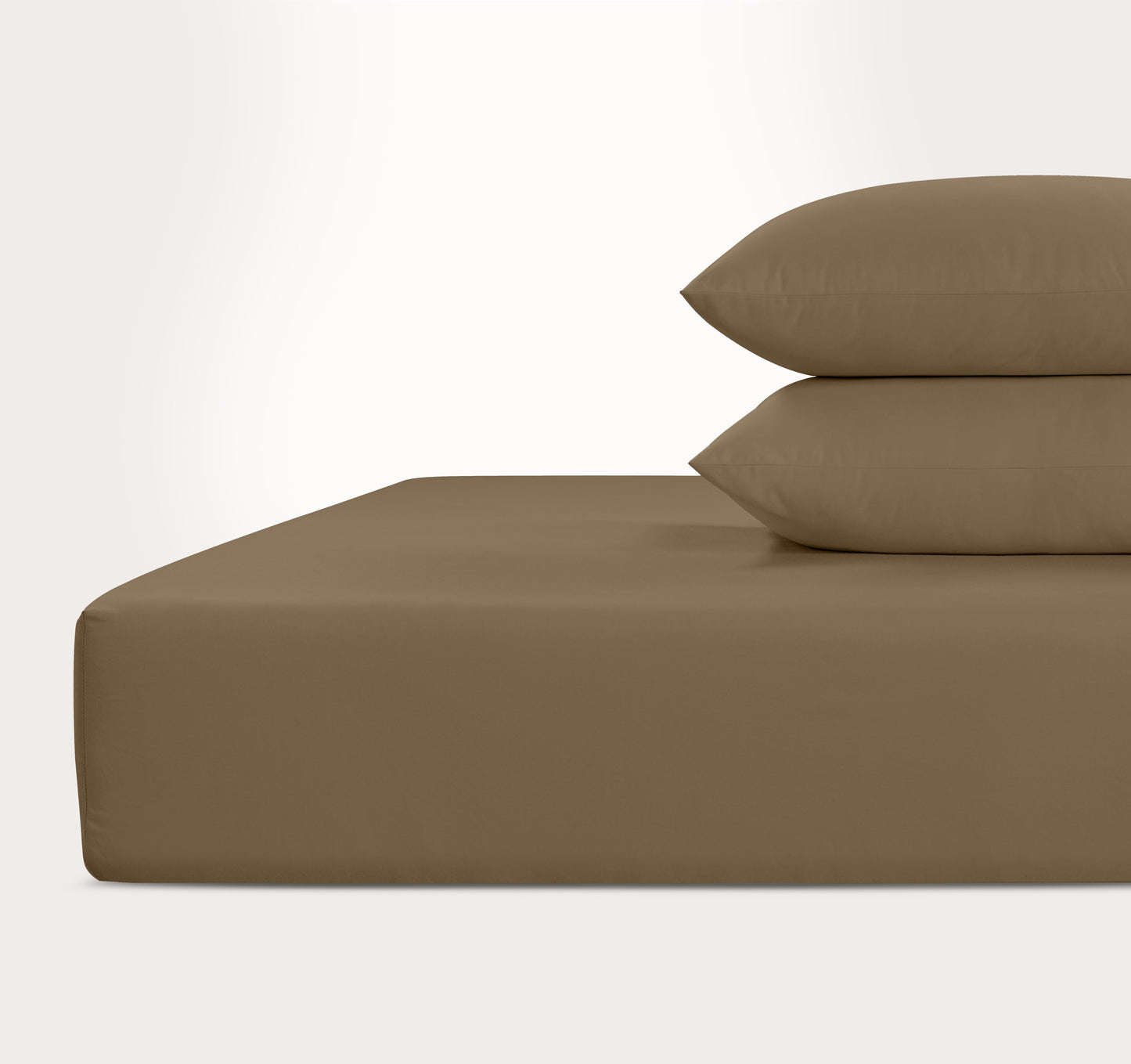 All Season 100% Egyptian Giza Fitted Sheet - Latte
