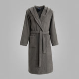 Ashford Hooded Bathrobe - Dark Grey