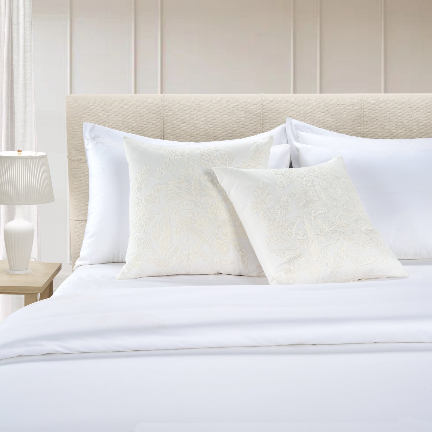Averie Cushion - 1 Pair White (2 Cushions)