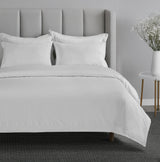 300 Thread Count Percale Brookshire Bedding Set - Brilliant White