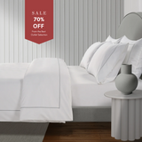 800 Thread Count Egyptian Cotton Cedarhurst Lux Buttery Smooth Duvet Cover - Silver Dove Grey (OS)