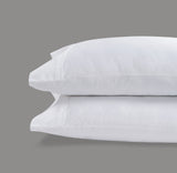 800 Thread Count Pair (2 Pillowcases) of Egyptian Cotton Windsor Lux Buttery Smooth Pillowcases - Brilliant White