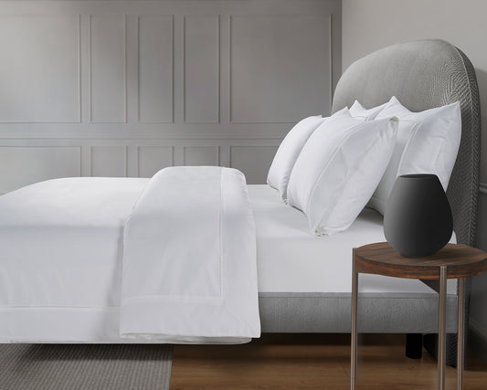 800 Thread Count Egyptian Cotton Windsor LUXE Bedding Set - Brilliant White