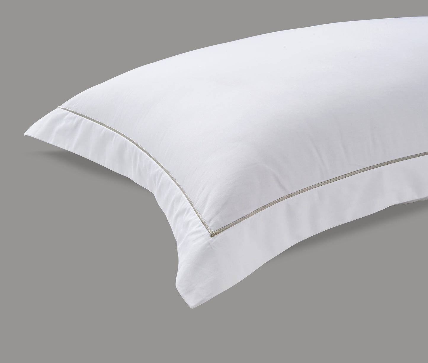 300 Thread Count Percale Pair of Oakwood Pillowcases - Mink