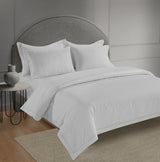 300 Thread Count Percale Oakwood Duvet Cover - Silver Dove Grey