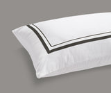 800 Thread Count Pair  (2 Pillowcases) of Egyptian Cotton Royalton Lux Buttery Smooth Pillowcases - Jet Black