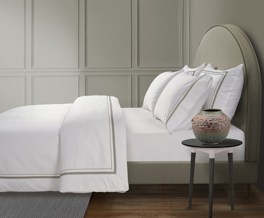 800 Thread Count Egyptian Cotton Royalton LUXE Bedding Set - Mink