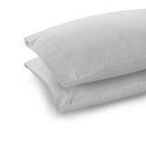 300 Thread Count Percale Brookshire Bedding Set - Silver Dove Grey