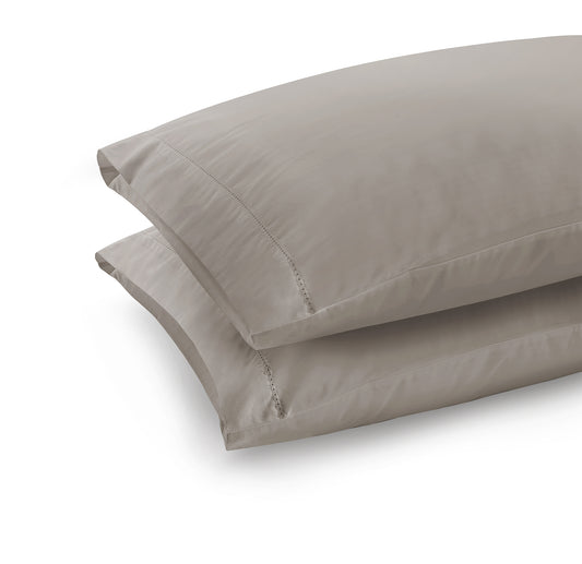 300 Thread Count Percale Pair (2 pillowcases) of Brookshire Pillowcases - Simply Taupe