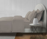 300 Thread Count Brookshire Percale  Duvet Cover - Simply Taupe