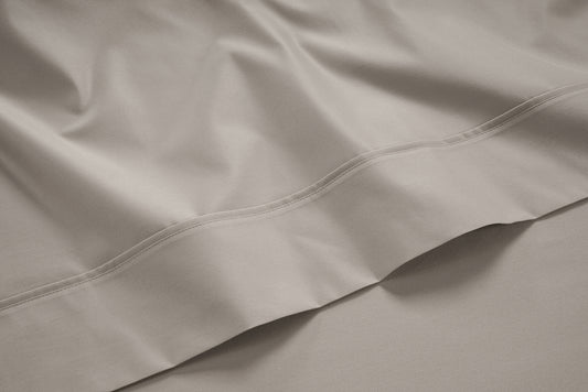 800 Thread Egyptian Cotton Count Grand Splendour Lux Flat Sheet - Simply Taupe