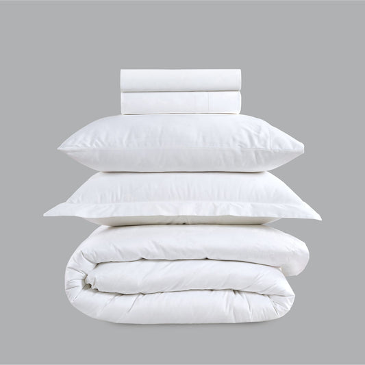 800 Thread Count Egyptian Cotton Diana Bedding Set - White