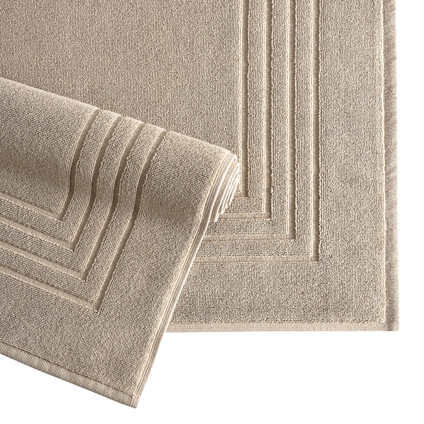 Ellory Cotton Bath Mat 1000 GSM - Simply Taupe