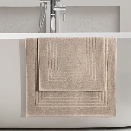 Ellory Cotton Bath Mat 1000 GSM - Simply Taupe