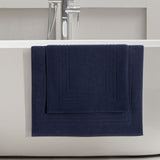 Ellory Cotton Bath Mat 1000 GSM - Maritime Blue