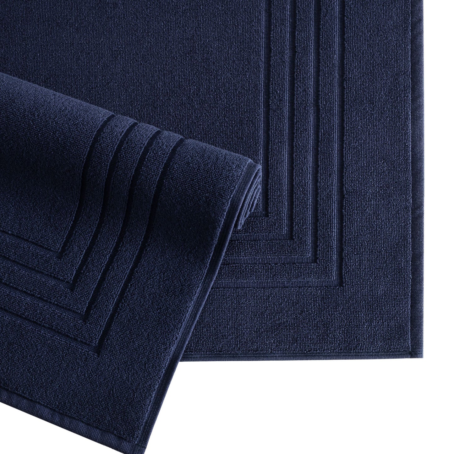 Ellory Cotton Bath Mat 1000 GSM - Maritime Blue