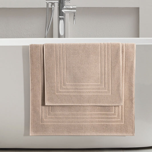 Ellory Cotton Bath Mat 1000 GSM - Simply Taupe