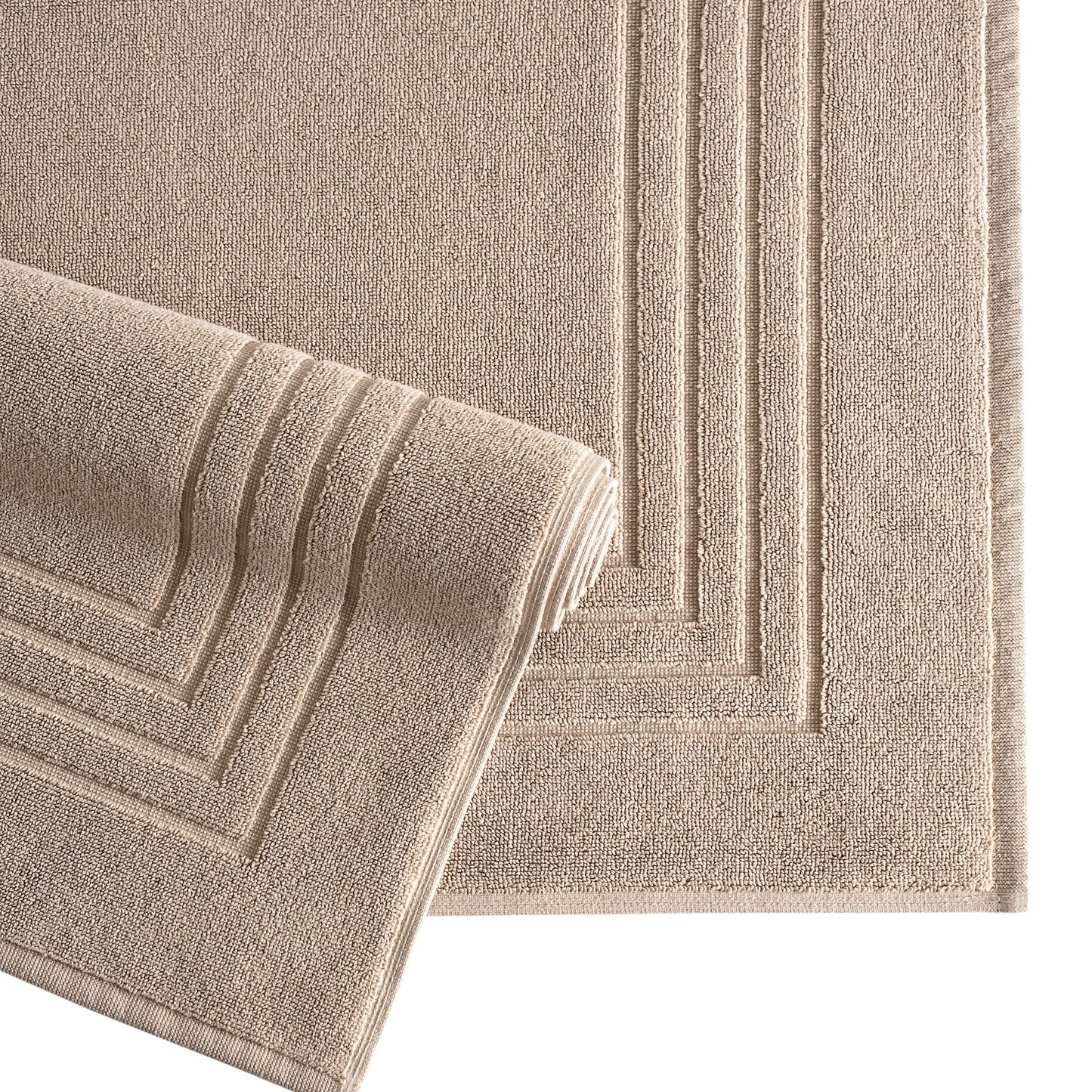 Ellory Cotton Bath Mat 1000 GSM - Simply Taupe
