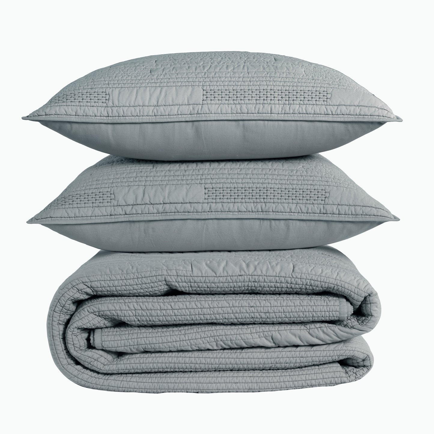 Emerson Quilt Set - Grey